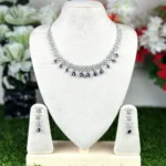 2310 - AD Stone Necklace Set - Image 3