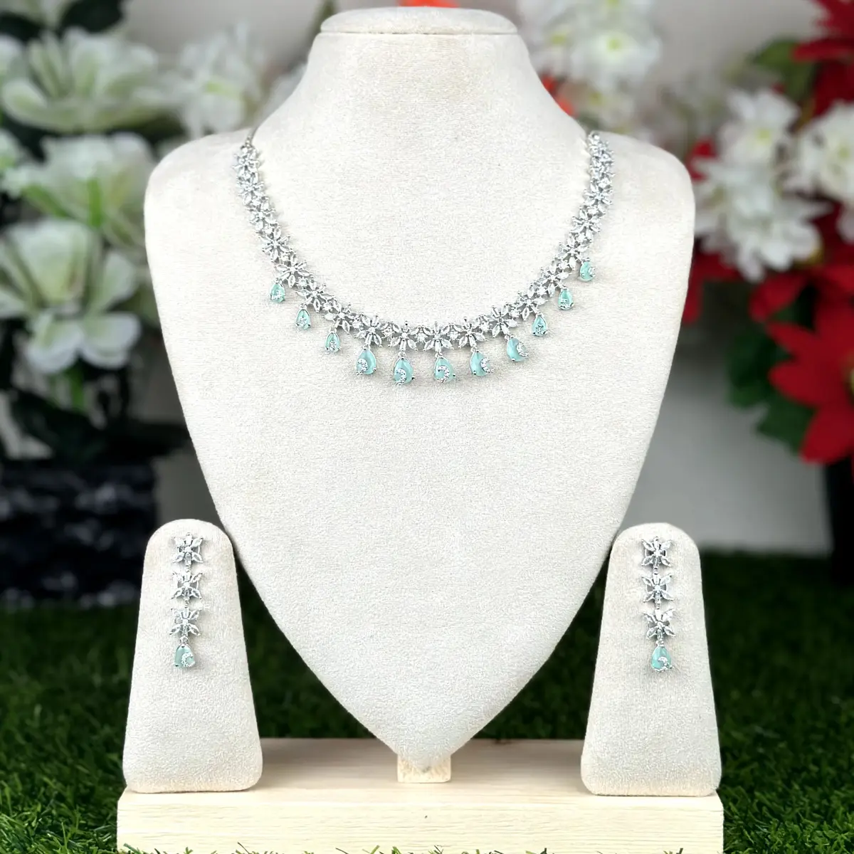2310 2310 - AD Stone Necklace Set - Image 1