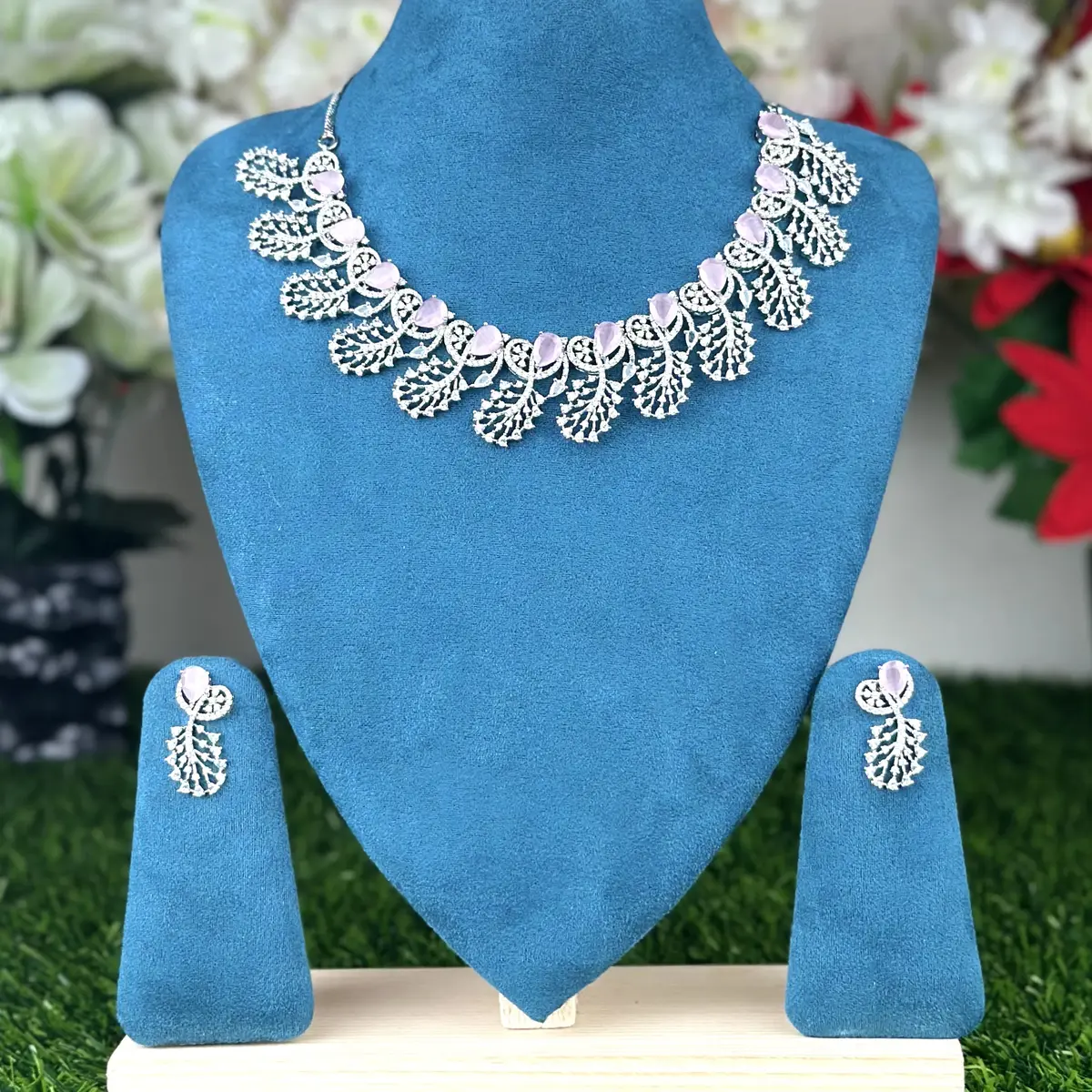 3010 3010 - AD Stone Necklace Set - Image 1