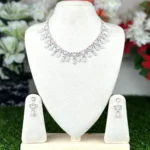 3302 - AD Stone Necklace Set - Image 2
