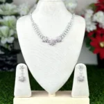 3303 - AD Stone Necklace Set - Image 2
