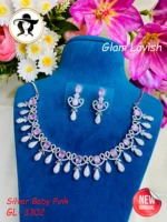 3302 - AD Stone Necklace Set