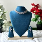Oval Halo AD Stone Choker - 3604 - Image 2