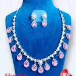 3602 - AD Stone Necklace Set - Image 2