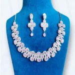 3604 - AD Stone Necklace Set - Image 3