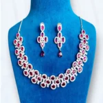3604 - AD Stone Necklace Set