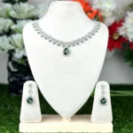 Pear Cut Vintage AD Stone Necklace - 3707 - Image 3