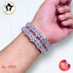 3719 - AD Stone Bangles - Image 4