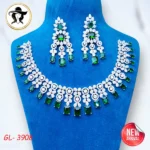 3908 - AD Stone Necklace Set - Image 2