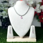 4002 - AD Stone Necklace Set - Image 2