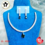 4002 - AD Stone Necklace Set - Image 2