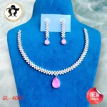 4002 - AD Stone Necklace Set