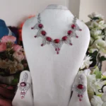 4110 - AD Stone Necklace Set
