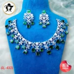 4101 - AD Stone Necklace Set