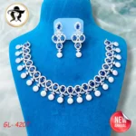 4207 - AD Stone Necklace Set