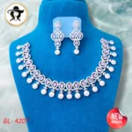 4207 - AD Stone Necklace Set - Image 2