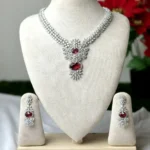 4303 - AD Stone Necklace Set - Image 3