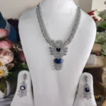 4303 - AD Stone Necklace Set - Image 2