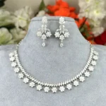 4304 - AD Stone Necklace Set - Image 4