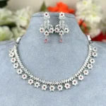 4304 - AD Stone Necklace Set - Image 2