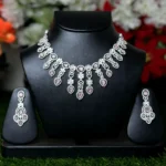 4309 - AD Stone Necklace Set - Image 4