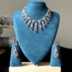 4309 - AD Stone Necklace Set - Image 5