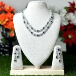 4310 - AD Stone Necklace Set - Image 3