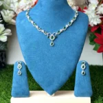 4319 - AD Stone Necklace Set - Image 2