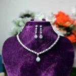 4322 - AD Stone Necklace Set - Image 2