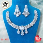 4301 - AD Stone Necklace Set - Image 2