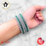 4314 - AD Stone Bangles - Image 3