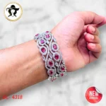 4318 - AD Stone Bangles