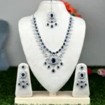 Emerald Cut AD Stone Necklace -A5003 - Image 5